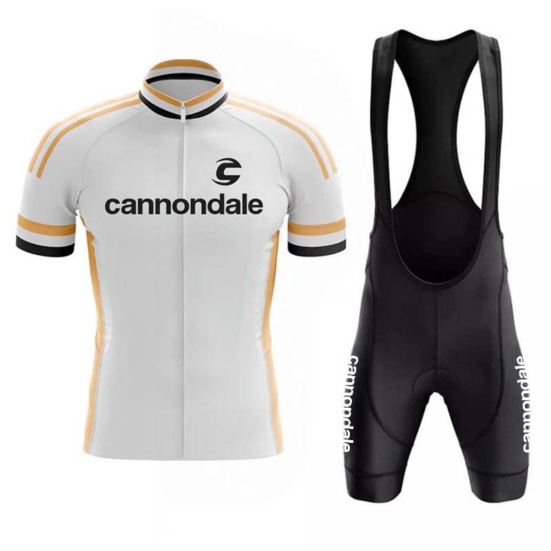 Cycling Gear Outfit - Cannondale Radsport-Trikot-Set MTB Radsport-Trägerhosen-Set Reflektierende Anpassbare