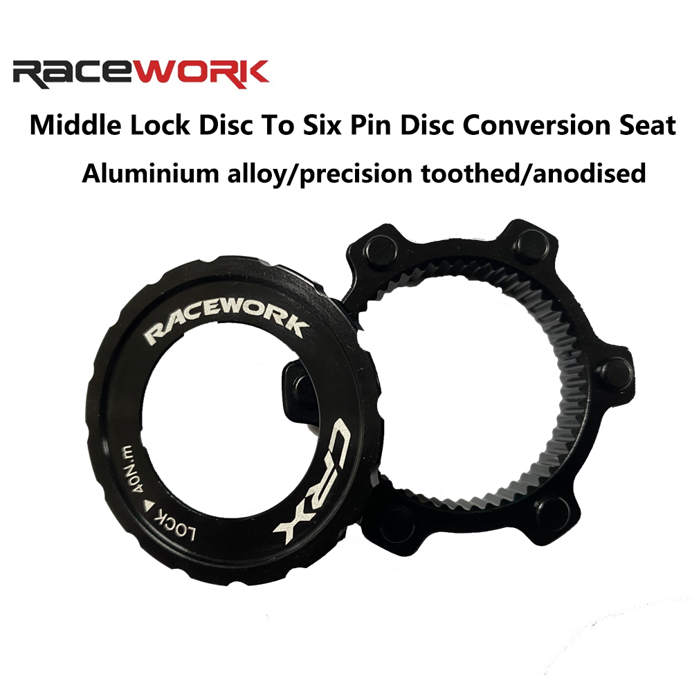 Cycle Zone - RACEWORK Centerlock auf 6-Loch-Adapter für MTB,