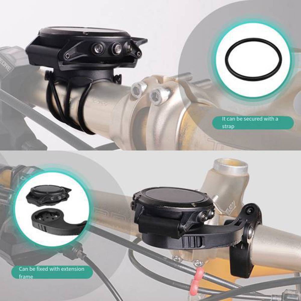 Cycling Gear Garmin - Ersatz-Armband 26mm Schwarzes Kunststoff-Uhrenarmband Zubehör für