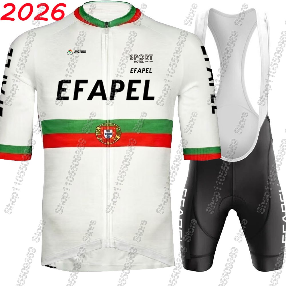 Cycling Gear Outfit - Portugal 2026 Efapel Team Radtrikot-Set –