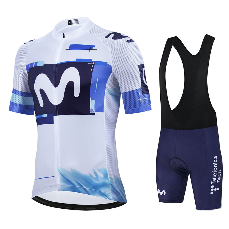 Cycling Gear Outfit - Movistar Pro Team Sommer Radfahren Jersey