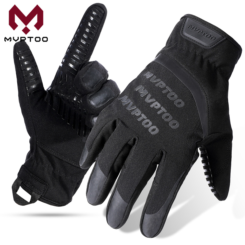 Cycling Gear Cold Weather - Winter-Thermo-Touchscreen-Handschuhe für kaltes Wetter, winddicht, wasserabweisend,