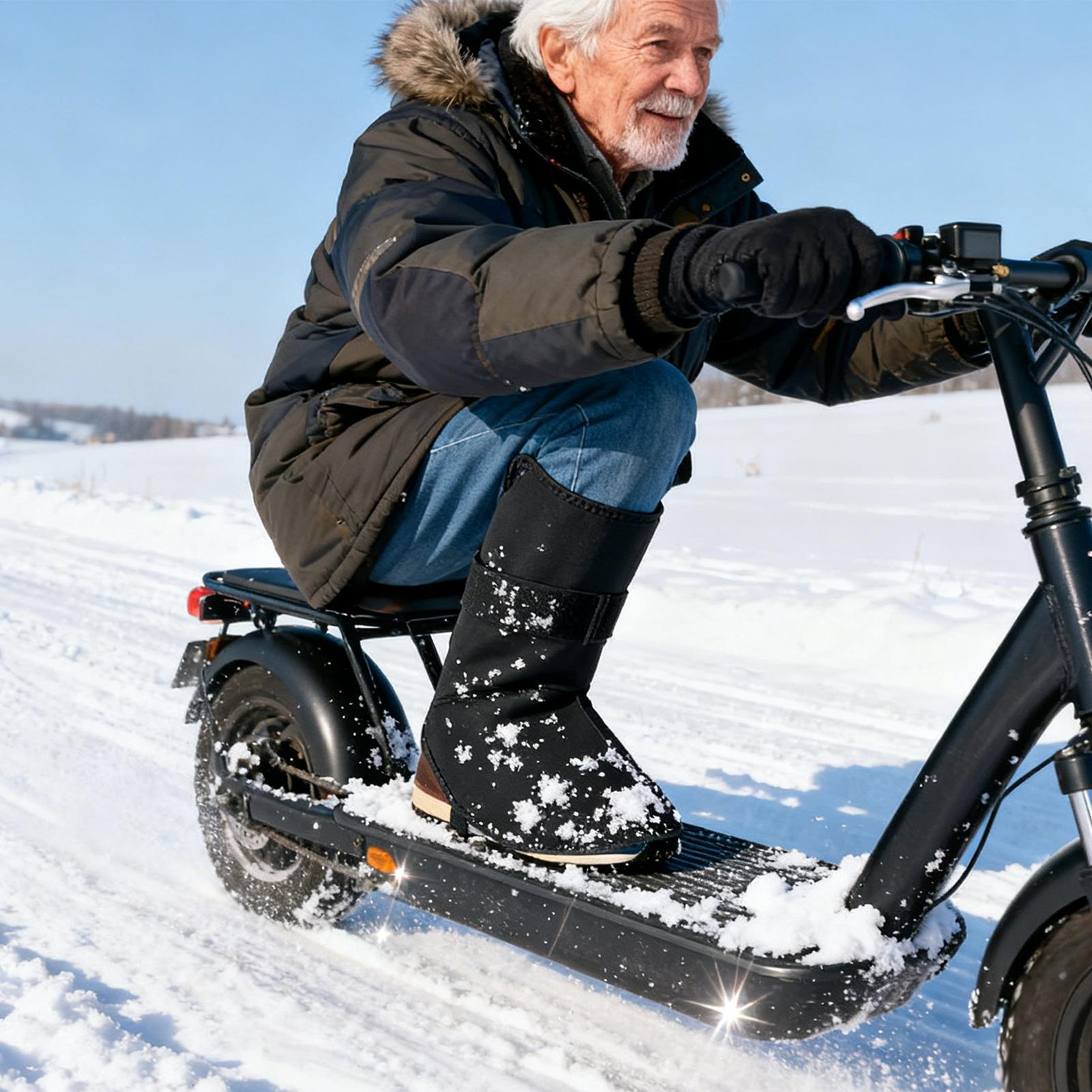 Cycling Gear In Winter - Fahrrad-Schuhüberzüge, wasserdicht, warm, Fußgetriebe, Schuhüberzüge für