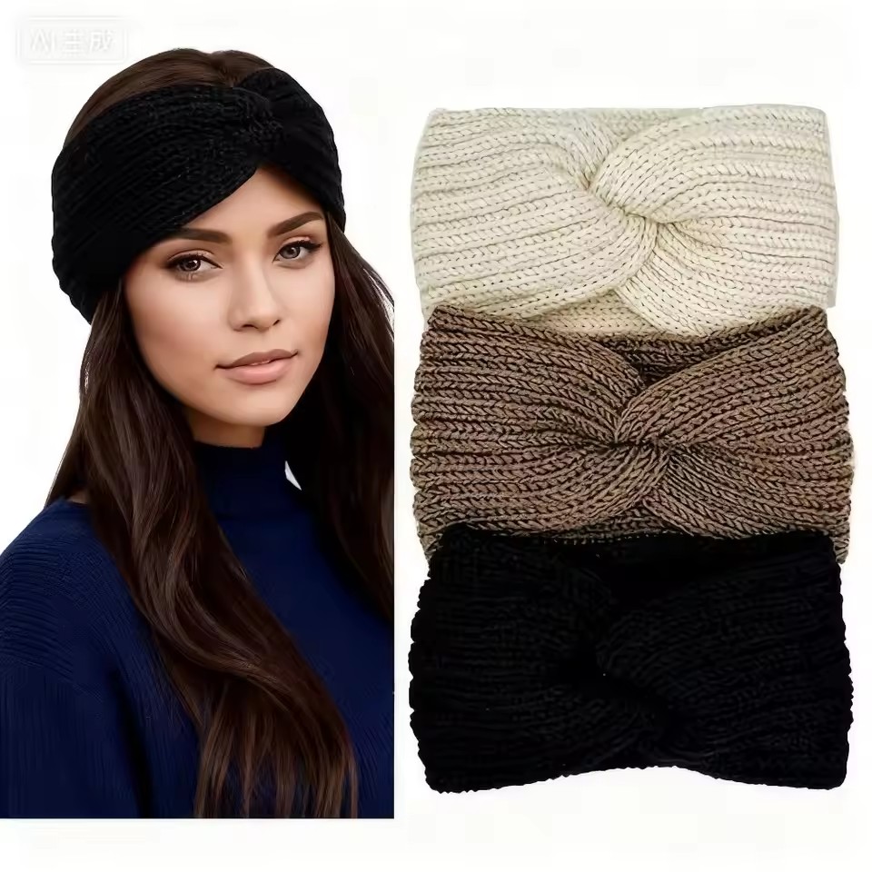 Cycling Gear Cold Weather - Warme Winter-Stirnbänder für Damen – dick