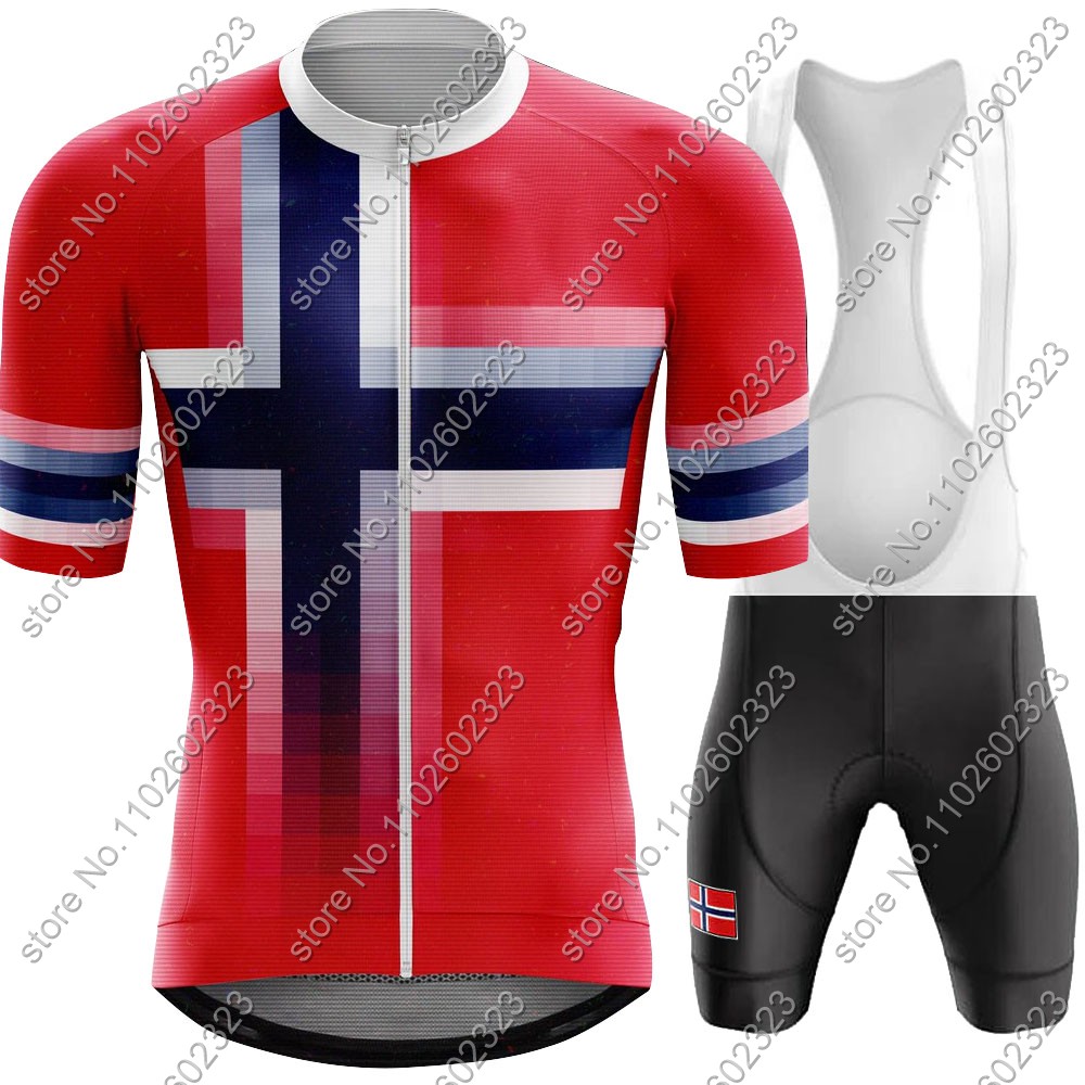 2024 Norwegen Rad trikot Natio – Cycling Gear Outfit Bewertung und Preis